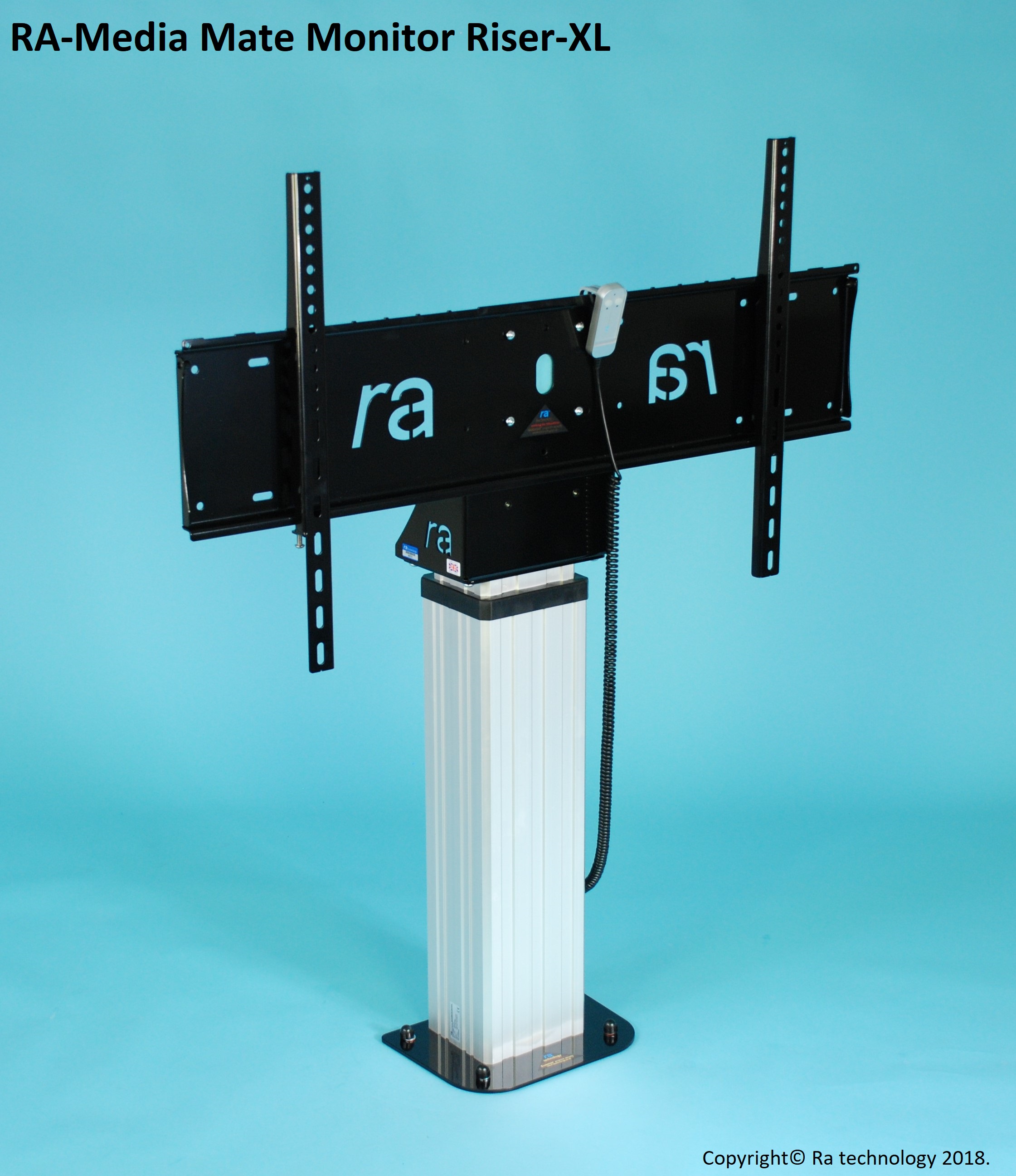 RA Media Mate Monitor Riser-XL. Screens up to 98 inch and 120kg